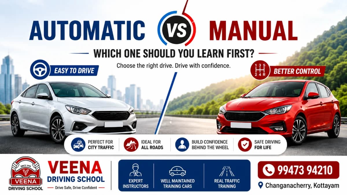 Automatic vs Manual Driving: Which One Should You Learn First?